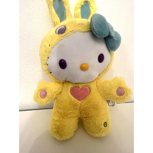 Hello Kitty Easter Bunny Plush Animated Greeter - Yellow Bunny - Picture 2 of 5